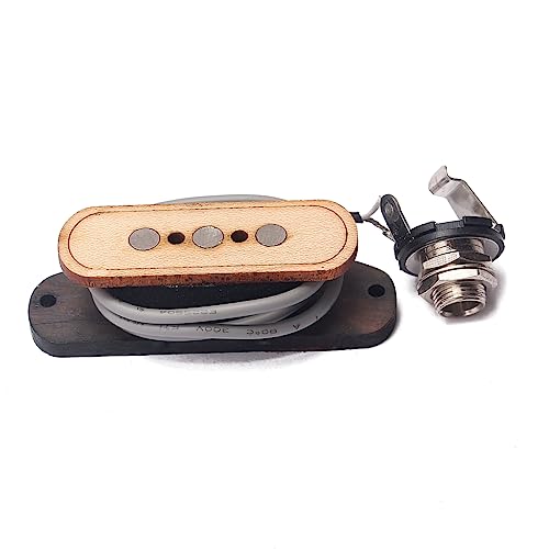 Micro de guitare 3 cordes bobine simple pièce guitare électrique avec jack 6,35 mm