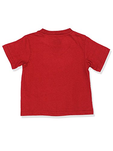 Sesame Street Boys Short Sleeve Tee (24 Months, Red Elmo Face)