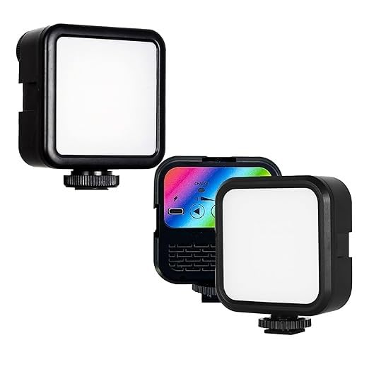 (Refurbished) AB-SJS-SLOR-OR-RGB RGB Video LED Camera Light | 360 Full Color Portable Photography Lighting | CRI 95+ 2500K-9000K Dimmable Panel | Built in Rechargeable 2000 Mah Battery | Lamp Support (Black) (B0DG5FXRBQ) Amazon Price History, Amazon Price Tracker