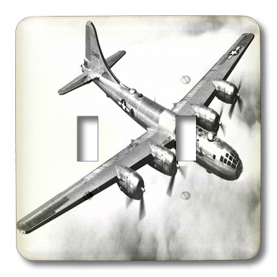 Avion B 29 image déco pour plaque d'interrupteur simple de vol