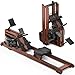 YOSUDA Foldable Wood Rowing Machine for Home Gym, Water Resistance Rower with Tablet Holder, App-Connected, Max 182 kg Weight Capacity, Comfortable Seat, 98% Pre-Assembled