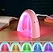 Drohneks 400 ml Cool Mist Umidificatore Arcobaleno Message Board Aroma Diffusore Super Quiet Colore Rosa