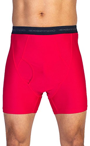 ExOfficio Men's Give-N-Go Boxer Brief Single Pack, Stop, Large