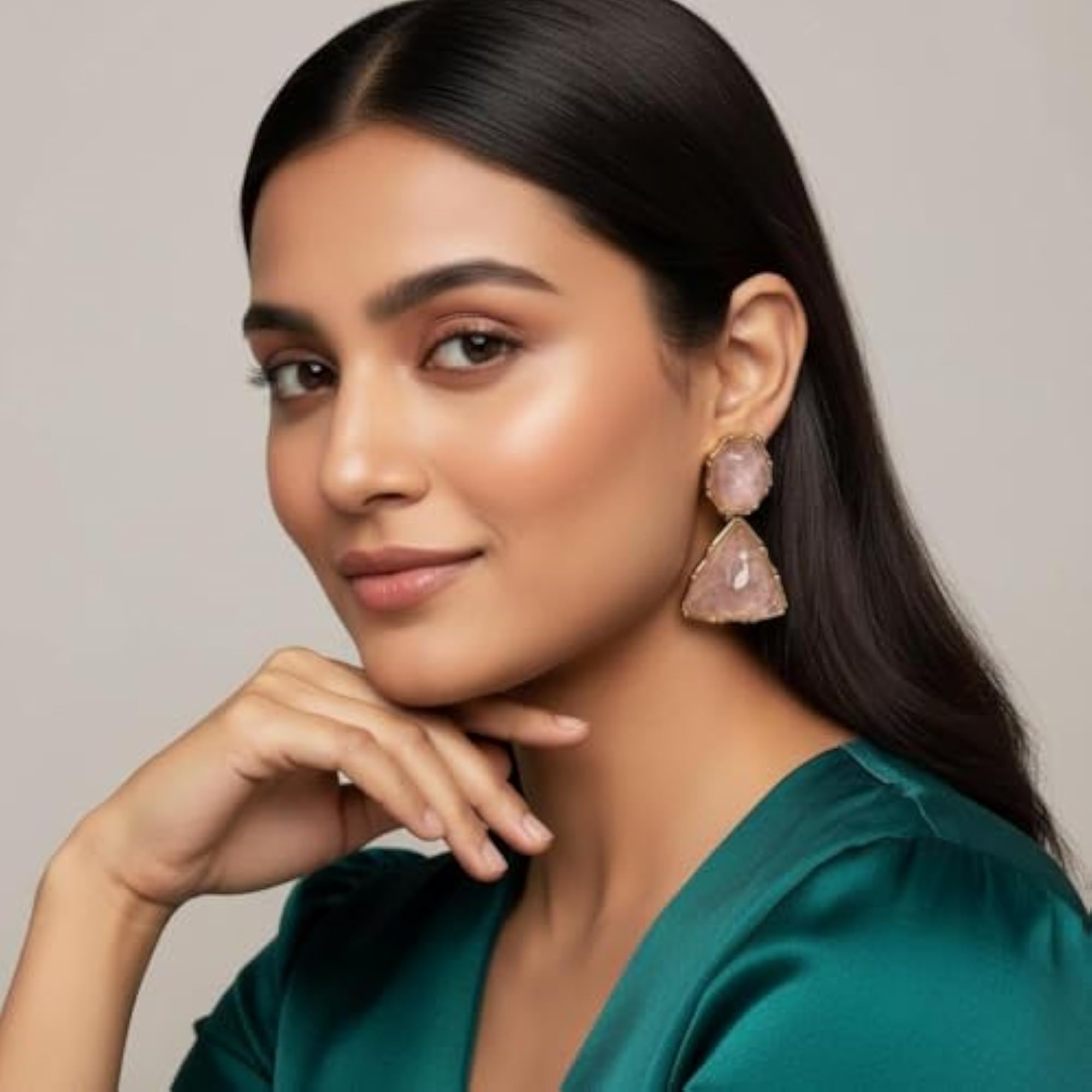 Women's Bohemian Style Crystal Water Drop Dangle Earrings
