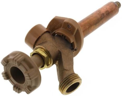 Model 17 4" Length, 1/2" PEX Inlet Anti-Siphon Wall Faucet w/Metal Handle