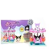 Hamee Sanrio Hello Kitty and Friends ‘Summer Wunderland’ Cute Water Theme Park Building Block Set Birthday Gift, Party Favor, Stress Relief, Collectible Toy Compatible with Lego Block – Kuromi