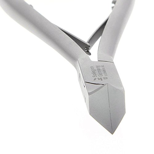 Kopfschneider Fußpflege Nagelzange 12cm mit halber Schneide, perfekt für Frauenhände