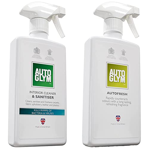 Autoglym ICS500 Interior Cleaner, White & AF500 Autofresh, 500ml