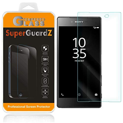 [2-Pack] for Sony Xperia Z5 Premium Screen Protector [Tempered Glass], SuperGuardZ, 9H, 0.3mm, Anti-Scratch, Anti-Bubble [Lifetime Replacement] + LED Stylus Pen