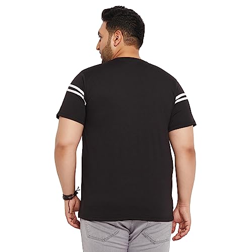Image of Bigbanana Plus Size Men's Regular Fit Printed Round Neck Tshirt
