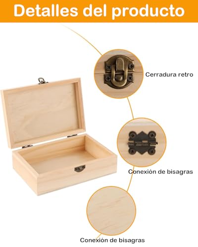 La mejor comparación de Cajas de madera - los más vendidos. 27 Imagen adicional
