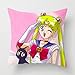 Pretty Soldier Sailor Moon Beauty Girl 45 * 45Cm Cojín de felpa de personajes de anime