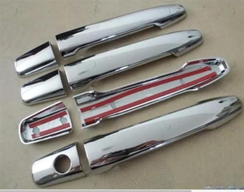 Cubierta de manija de puerta de coche para Mitsubishi Outlander 2006-2018, accesorio exterior 2