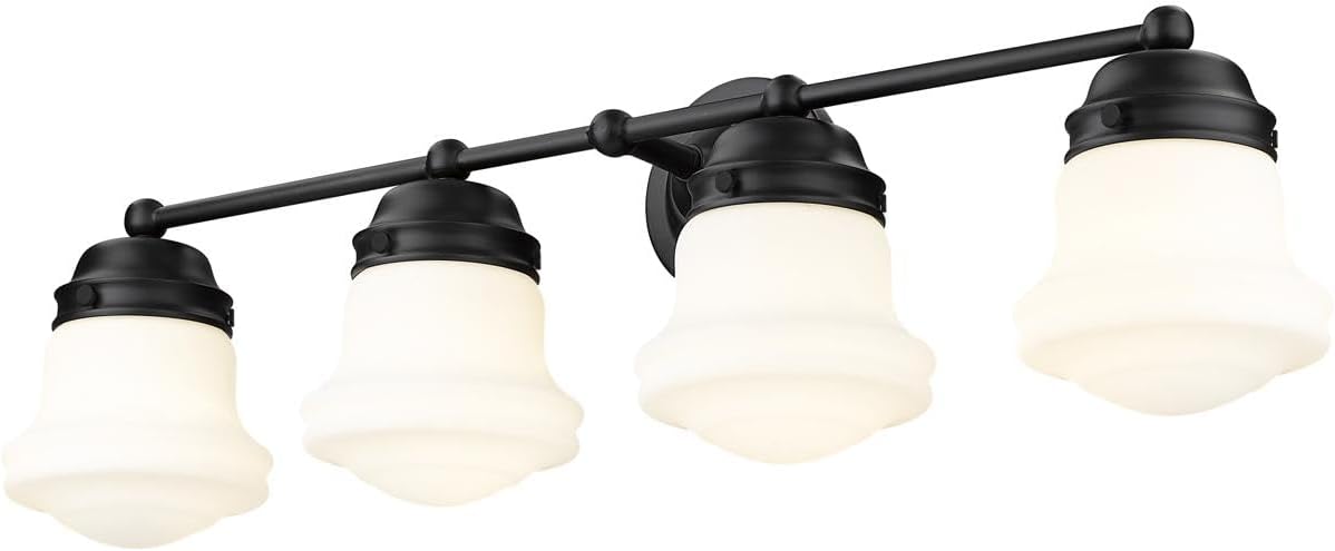 Z-Lite 4 Light Vanity 735-4V-MB, Black