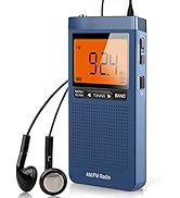 Amazon.com: AM FM Portable Radio Personal Radio with Excellent ...