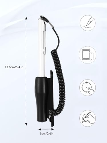 Lápiz capacitivo universal de alta precisión con soporte para bolígrafo estable 2