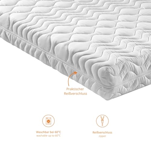 Matratze 80 x 200 cm sleepling Bodyprotect 500 Kaltschaum mit Dualen Härtegraden