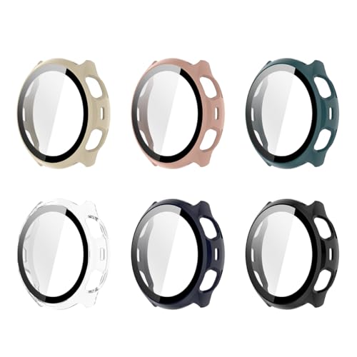 �yFaygtni�z6�Z�b�g Amazfit�Ή��p Cheetah 2 Pro 48mm�Ή��p ��̌^ �P�[�X+�K���X�t�B���� PC+�K���X�� �����ߗ� 9H�d�x �S�ʕی� �ϏՌ� �y�� ���^ �����ȒP �A�}�Y�t�B�b�g�Ή��p Cheetah2 Pro�Ή��p