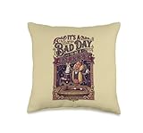 It's A Bad Day to Be A Glizzy Hotdog Magic Funny Wiener Throw Pillow