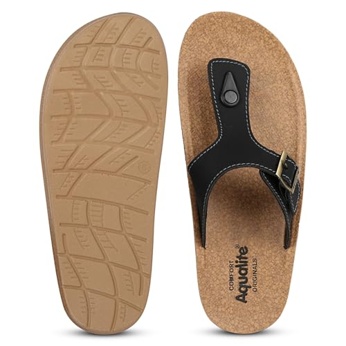 Image of Aqualite PG-111 Men's Ethic Slipper with Comfortable Cushion Insole|Ethic Slipper for Men's