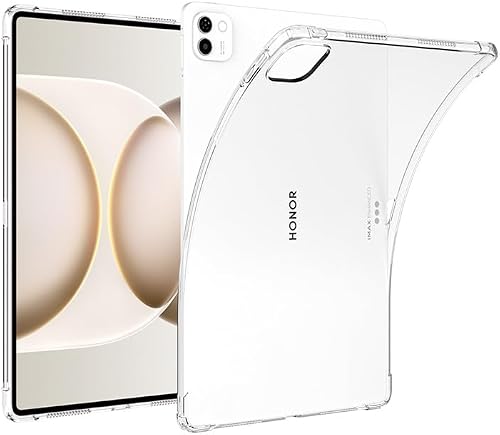 Clear TPU Case for Honor MagicPad 4 12.3 Inch 2026 Tablet, Ultra-Thin Lightweight Transparent Soft Silicone Protective Back Cover