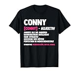 Motif Conny pour tous ceux qui portent le beau nom Conny ou pour une fête du prénom, avec un motif cool.