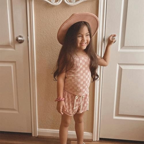 Kuriozud Baby Girl Summer Clothes Sleeveless Tank Top Shorts Set Cute Toddler Girl Outfit Aged 3 6 12 18 24 Months 2T 3T2