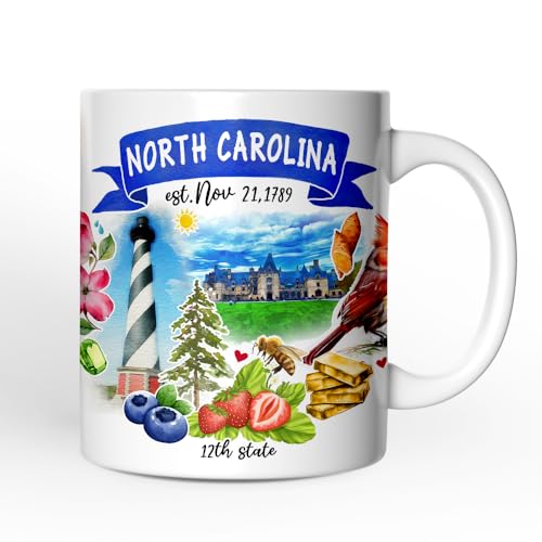 North Carolina State Travel Landmark Mug