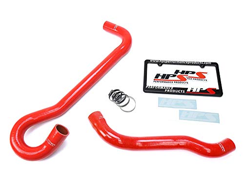 HPS 57-1704-RED Red Silicone Radiator Hose Kit Coolant, 1 Pack