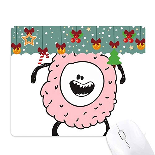 Alfombrilla de ratón para juego y oficina Universo Alien Pink Cyclops antideslizante