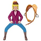 Die detailliert ausgearbeitete 3D-Figur passt perfekt als Reiterin auf das 3D-Pferd Sabrina und ist ein Must-have für alle Bibi&Tina Fans, um die Abenteuer rund um den Martinshof nachzuspielen