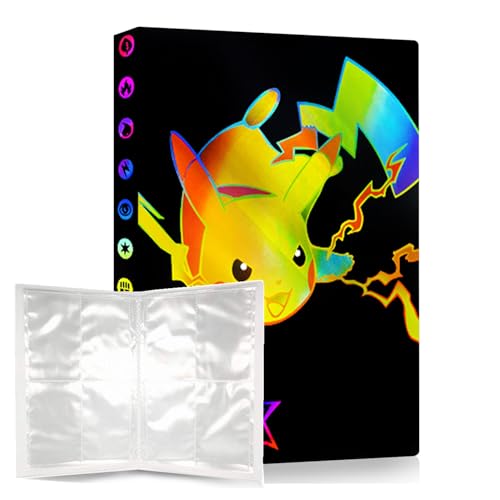 Album para Cartas, Album de Cartas, Carpeta de Cartas, Album de almacenamiento de Cartas 4 bolsillos 30 páginas para 240 Cartas (FSBA2)