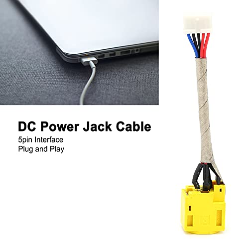 WinmetEuro Cabo de alimentação de 5 pinos, interface durável, cabo de substituição para escritório p