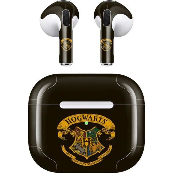 Skinit Decal Audio Skin Compatible with Apple AirPods (3rd Gen, 2021) - Officially Licensed Warner Bros Hogwarts Houses Crest Design