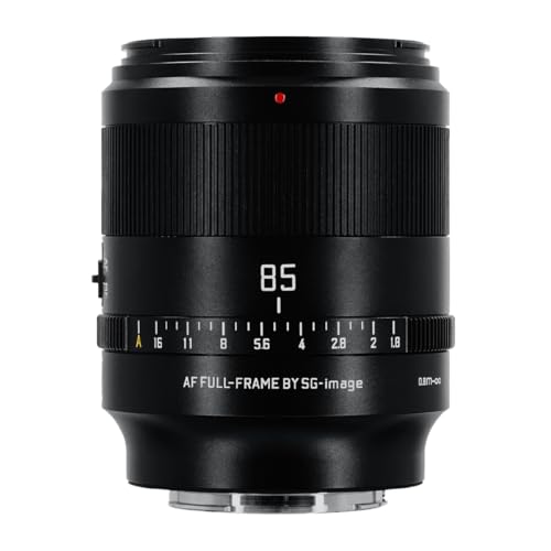 SG-image AF 85mm F1.8 �t���T�C�Y�Ή� E�}�E���g �\�j�[E�݊� ���]�� �P�œ_ ����a STM �|�[�g���[�g�����Y �u���b�N (2�N�ۏؕt) (�������K�i)
