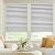 6 Packs Upgraded Cordless Light Fully Blocking Pleated Shade Blinds Light Filtering 36 in x 72 in Easy to Cut and Install, White
