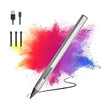 ★ 【No se Requiere Conexión Bluetooth o de Aplicación】 Surface Pen no requiere ninguna aplicación ni conexión Bluetooth, solo presione cualquier botón para comenzar a escribir. Surface Stylus Pen es adecuado para Surface Pro X / 7/6/5/4/3, Surface Go 1/2, Surface Book 1/2, Surface notebook 1/2, Surface Studio 1/2 y también son compatibles con ASUS Transformador 3 (T305CA), HP Spectre x360 15-bl0xx, DEL L Inspiron, SONYVAIO ZFlip, ACE R Spin5 / Nitro 5 Spin / 5ACER.