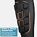 TIAXU TIAXU Padded Knee & Shin Guards Calf Pads Protector Compression Leg Sleeve Knee Brace for Football Basketball Volleyball Soccer Baseball for Youth Adult (1 Pair)