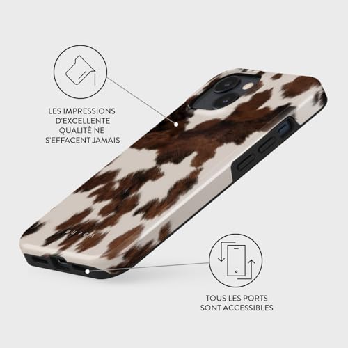 Coque iPhone 13 double couche antichoc TPU rigide accessoire de protection anti-rayures