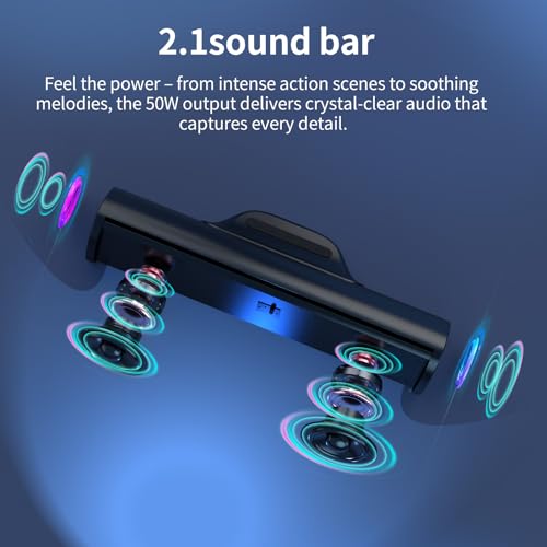 Barre de son TV avec caisson sans fil et bluetooth pour home cinéma - 4