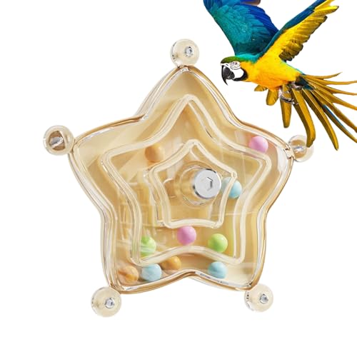 Rotationsspielzeug mit Vogelrad, drehbares Spielzeug für Vögel, Spielzeug für Papageien, sicheres Haustierzubehör für Aras, Hunde, Hunde, Conure Cocka
