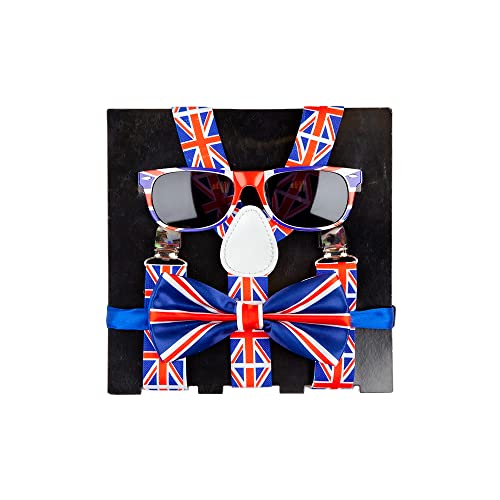 Wicked Costumes Union Jack G.B 3pc Dress Up Kit, Muticolour - Image 2