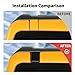 JWWY Top of The Roof Windshield Roof Rack Mounting Point Cover Trim Fit for 2021-2024+Ford Bronco Exterior Accessories Black 2PCS