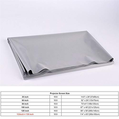 Pantalla para proyector 84 pulgadas alta brillante miniatura 2