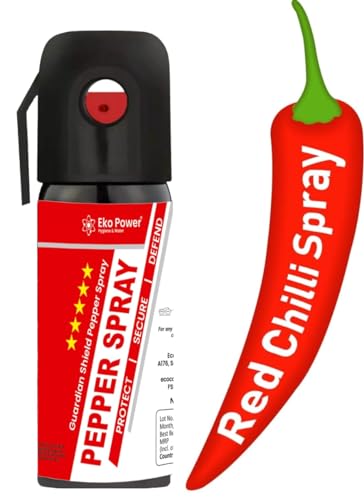 Image of Pepper Spray for 'Self Defence' Small Pocket Size -Effective Self-Defense 50 Time Spray | Organic Product | Pepper Spray for Women Safety | Long 15 Feet Range (Pack of 1 - White)