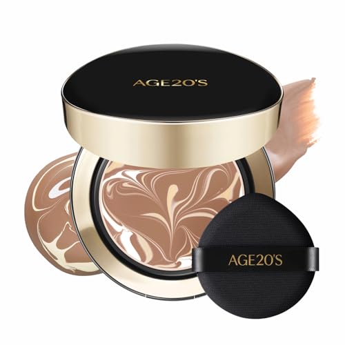 AGE20'S Signature Essence Pact 29C Cool Caramel Cushion Foundation SPF 50+ Vegan