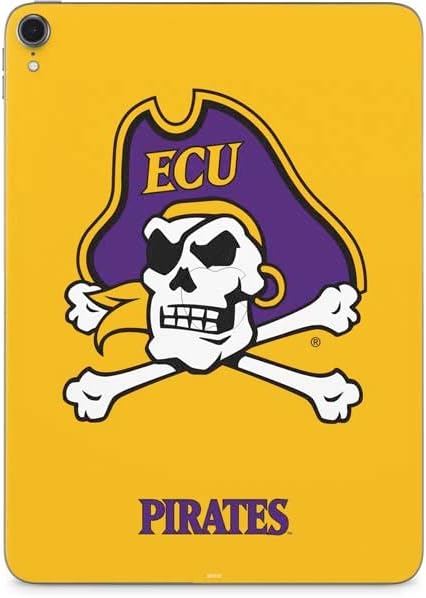 Skinit Decal Tablet skin compatible with iPad Pro 11in (2020) - Officially Licensed East Carolina University ECU Pirates Logo Yellow Design