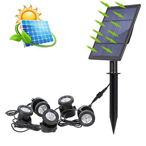 MisFox Luci per Laghetti Solari, LED Faretti da