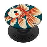 Goldfish lovers Arty Cute Goldfish design PopSockets Adhesive PopGrip