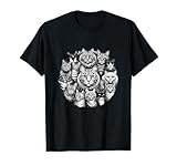 races de chats races de chats noirs et blancs T-Shirt